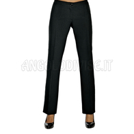 ISACCO PANTALONE TRENDY SUPER STRETCH NERO 96% POLYESTER 4% SPANDEX