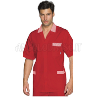 ISACCO CASACCA PETER M/M ROSSO+R.ROSSO 65% POLYESTER  35% COTTON