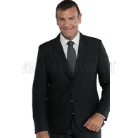 ISACCO GIACCA CLASSICA UOMO NERO 100 % POLYESTER