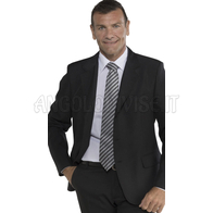 ISACCO GIACCA UOMO 3 BOTT. NERO 100 % POLYESTER