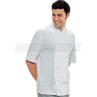 ISACCO GIACCA CUOCO LIVORNO M/M BIANCO 5XL 100 % COTTON