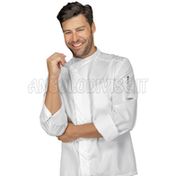 ISACCO GIACCA BILBAO SATIN BIANCO 100% COTTON  SATIN  NO STIRO