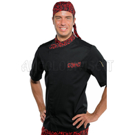 ISACCO GIACCA DURANGO MEZZA MANICA NERO+SUSHI 07 65% POLYESTER  35% COTTON