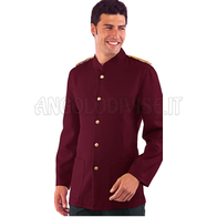 ISACCO COREANA CON TRECCE BORDEAUX 100 % POLYESTER