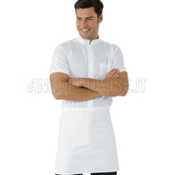 ISACCO GREMBIULE VITA CM 70X46 S/TASCA BIANCO 100 % COTTON
