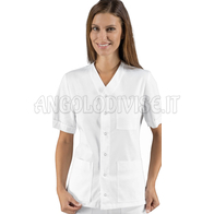 ISACCO CASACCA ZUOZ M/M BIANCO 100 % COTTON