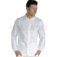 ISACCO CASACCA CORFU' BIANCO 65% POLYESTER  35% COTTON