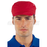 ISACCO CAPPELLO SAM ROSSO 65% POLYESTER  35% COTTON