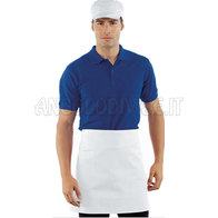 ISACCO GREMBIULE VITA CM 70X46 C/TASCA BIANCO 100 % COTTON