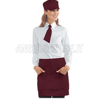 ISACCO GREMBIULE ORLEANS BORDEAUX 100 % POLYESTER