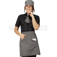 ISACCO GREMBIULE ORLEANS SMOKE 100 % POLYESTER