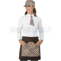 ISACCO GREMBIULE ORLEANS MORO/TARTAN 415 100 % POLYESTER