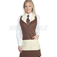 ISACCO MADEIRA CON ZIP CACAO/CREMA 100 % POLYESTER