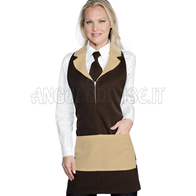 ISACCO MADEIRA CON ZIP MORO/BISCOTTO 100 % POLYESTER