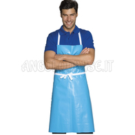 ISACCO GREMBIULE PETTORINA CERATO CM 70X90 AZZURRO