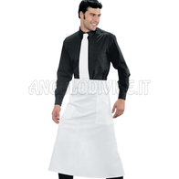 ISACCO GREMBIULE VERSAILLES SENZA SPACCO BIANCO 100 % POLYESTER