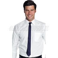 ISACCO CRAVATTA STRETTA BLU 100 % POLYESTER