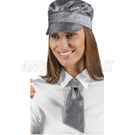 ISACCO CRAVATTINO LUREX SILVER 100 % POLYESTER