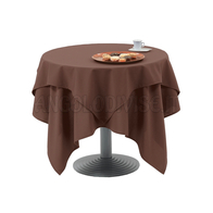 ISACCO Tovaglia ELEGANCE  116 x 116 cm CACAO
