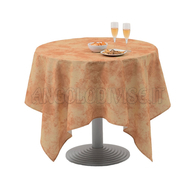 ISACCO Tovaglia ORCHIDEA ANTIMACCHIA  146 x 146 cm COLORE PAS201