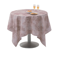 ISACCO Tovaglia ORCHIDEA ANTIMACCHIA  136 x 136 cm COLORE PAS204