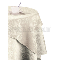 ISACCO Tovaglia FIANDRA LOIRA  50x50 cm (6 pz) CREMA