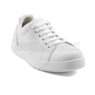 ISACCO SCARPA SNEAKER COMFORT UNISEX MICROFIBRA BIANCO