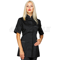 ISACCO CASACCA ANTIGUA M/M NERO + CODINO GRIGIO 65% POLYESTER  35% COTTON