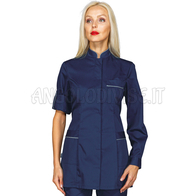 ISACCO CASACCA ANTIGUA BLU + CODINO GRIGIO 65% POLYESTER  35% COTTON