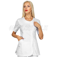ISACCO CASACCA BABILONIA BIANCO 65% POLYESTER  35% COTTON