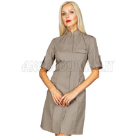 ISACCO CAMICE VENEZIA M/M TORTORA + CODINO FANGO 65% POLYESTER  35% COTTON