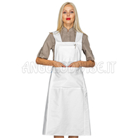 ISACCO GREMBIULE NAGANO BIANCO 100 % COTTON