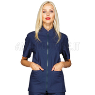 ISACCO CASACCA SAMARCANDA M/M BLU 100 % COTTON