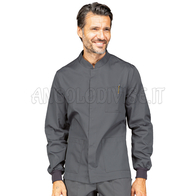 ISACCO CASACCA CORFU' POLSI IN MAGLIA GRIGIO 65% POLYESTER  35% COTTON