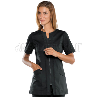 ISACCO CASACCA ARUBA M/M NERO 65% POLYESTER  35% COTTON