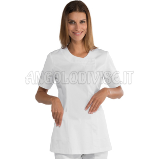 ISACCO CASACCA DELHI BIANCO 65% POLYESTER  35% COTTON