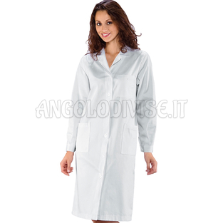 ISACCO CAMICE DONNA AMBURGO BIANCO 100 % COTTON