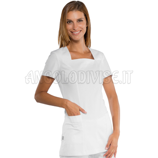 ISACCO CASACCA MACAO BIANCO 97% COTTON 3% SPANDEX - SUPER STRETCH