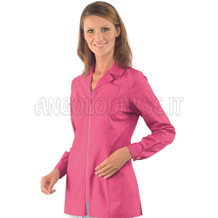 ISACCO CASACCA BARCELLONA MANICA LUNGA FUCSIA 65% POLYESTER  35% COTTON