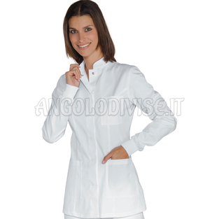 ISACCO CASACCA PORTOFINO POLSI IN MAGLIA BOHEME BIANCO 100% POLYESTER BOHÉME