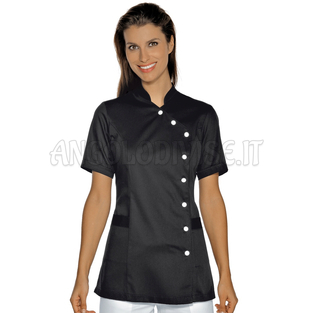 ISACCO CASACCA NIZZA M/M NERO 65% POLYESTER  35% COTTON