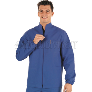 ISACCO CASACCA SAMARCANDA AZZURRO 100 % COTTON