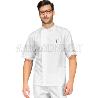 ISACCO CASACCA PHILADELPHIA BIANCO 65% POLYESTER  35% COTTON