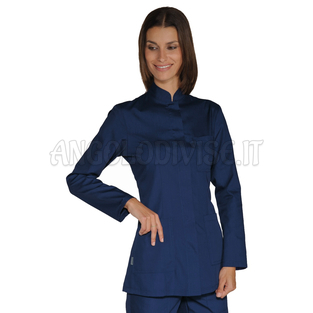 ISACCO CASACCA PORTOFINO BLU 65% POLYESTER  35% COTTON