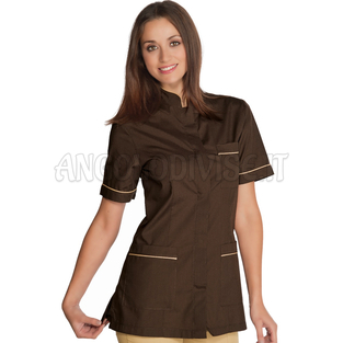 ISACCO CASACCA PANAREA CACAO+BISCOTTO 65% POLYESTER  35% COTTON