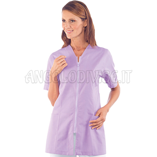 ISACCO CASACCA VICTORIA LILLA 65% POLYESTER  35% COTTON