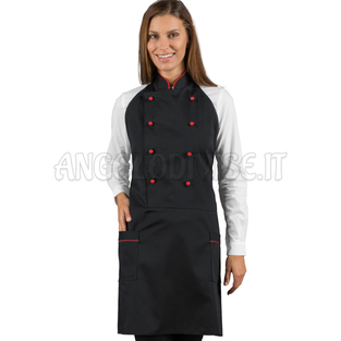ISACCO ASSUAN NERO + ROSSO 65% POLYESTER  35% COTTON