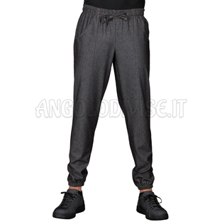 ISACCO PANTAGIAFFA BLACK JEANS 100 % COTTON