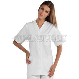 ISACCO MEDINA BIANCO 100% COTTON PIQUET