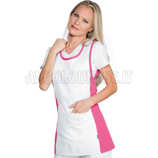 ISACCO PAPEETE FUCSIA+BIANCO 100 % POLYESTER